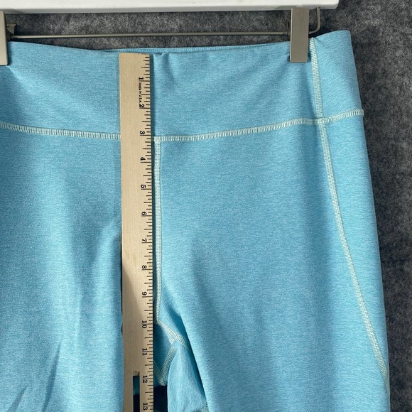 Outdoor Voices Leggings XL Pool Blue 3/4 Warmup High Rise Workout - Picture 8 of 11